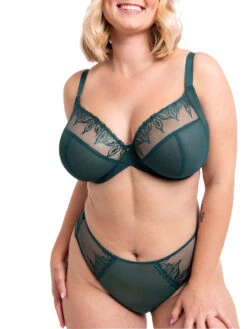 Curvy Kate Flare Full Plunge Bra - Emerald Sparkle 21 Curvy Kate Flare Full Plunge Bra - Emerald Sparkle -FREYA Shop braforme curvy kate flare CK087101 EMS 2f