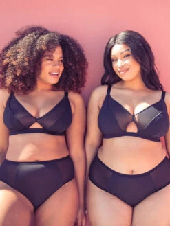 Curvy Kate Get Up And Chill Non Wired Bralette - Black -FREYA Shop braforme curvy kate get up and chill CK040110 BLK 2l