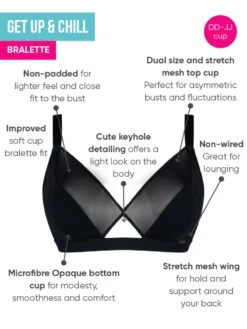 Curvy Kate Get Up And Chill Non Wired Bralette - Slate Blue -FREYA Shop braforme curvy kate get up and chill CK040110 STB c