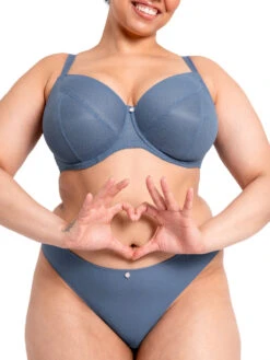 Curvy Kate Happy Balcony Bra - Denim Blue -FREYA Shop braforme curvy kate happy CK055100 DEN 3f