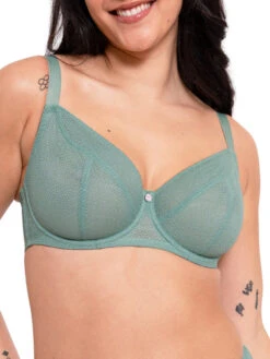 Curvy Kate Happy Balcony Bra - Sage Green