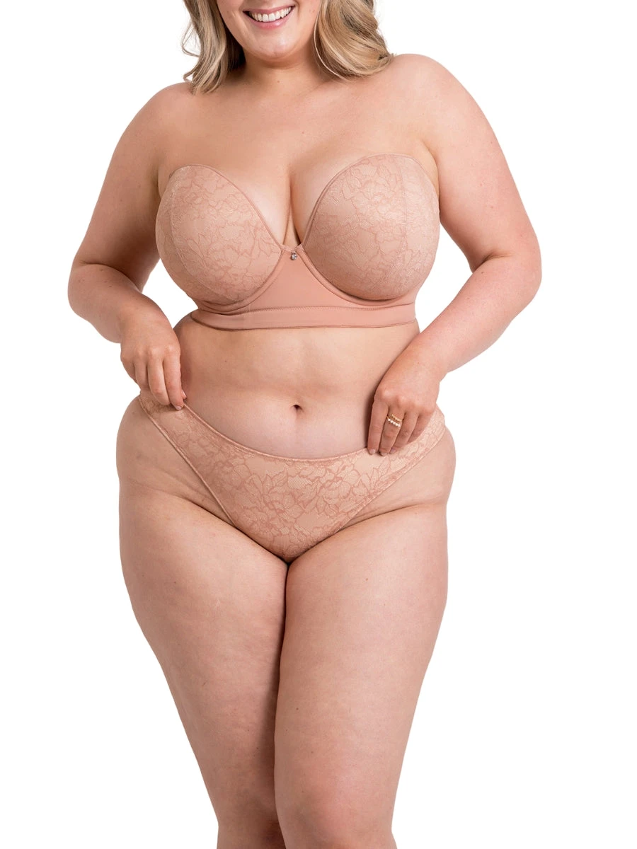 Curvy Kate Hey Girls SuperPlunge Strapless Bra - Latte 8 Curvy Kate Hey Girls SuperPlunge Strapless Bra - Latte - Image 6