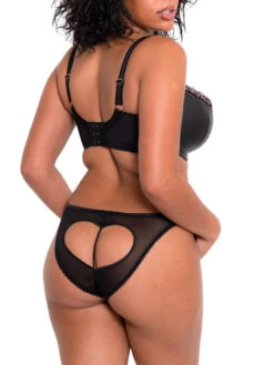 Curvy Kate Key To My Heart Padded Half Cup Bra - Black -FREYA Shop braforme curvy kate key to my heart ST034105 BLK 2b