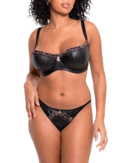 Curvy Kate Key To My Heart Padded Half Cup Bra - Black -FREYA Shop braforme curvy kate key to my heart ST034105 BLK 2f