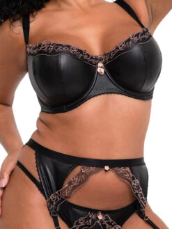 Curvy Kate Key To My Heart Padded Half Cup Bra - Black -FREYA Shop braforme curvy kate key to my heart ST034105 BLK 4f