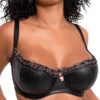 Curvy Kate Key To My Heart Padded Half Cup Bra - Black -FREYA Shop braforme curvy kate key to my heart ST034105 BLK f