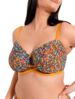 Curvy Kate Lace Daze Balcony Bra - Floral Print -FREYA Shop braforme curvy kate lace daze CK044100 FLP 3f