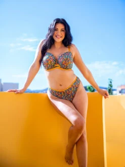 Curvy Kate Lace Daze Balcony Bra - Floral Print -FREYA Shop braforme curvy kate lace daze CK044100 FLP 4ls