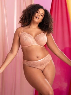 Curvy Kate Lace Daze Balcony Bra - Latte -FREYA Shop braforme curvy kate lace daze CK044100 LAT 3ls