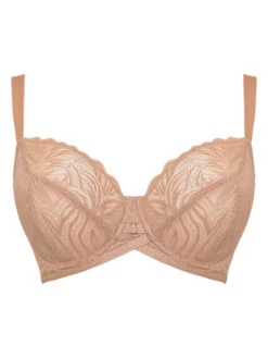 Curvy Kate Lace Daze Balcony Bra - Latte -FREYA Shop braforme curvy kate lace daze CK044100 LAT c