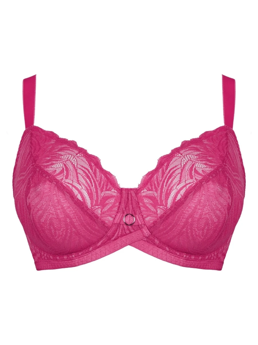 Curvy Kate Lace Daze Balcony Bra - Lipstick Pink 9 Curvy Kate Lace Daze Balcony Bra - Lipstick Pink - Image 7