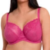 Curvy Kate Lace Daze Balcony Bra - Lipstick Pink -FREYA Shop braforme curvy kate lace daze CK044100 LIP f