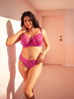 Curvy Kate Lace Daze Balcony Bra - Lipstick Pink 23 Curvy Kate Lace Daze Balcony Bra - Lipstick Pink -FREYA Shop braforme curvy kate lace daze CK044100 LIP ls