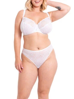 Curvy Kate Lace Daze Balcony Bra - White -FREYA Shop braforme curvy kate lace daze CK044100 WHT 2f
