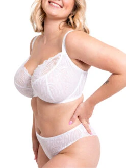 Curvy Kate Lace Daze Balcony Bra - White -FREYA Shop braforme curvy kate lace daze CK044100 WHT 2s