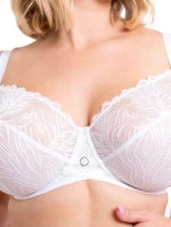 Curvy Kate Lace Daze Balcony Bra - White -FREYA Shop braforme curvy kate lace daze CK044100 WHT s