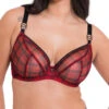 Curvy Kate Lifestyle Plunge Bra - Check Print