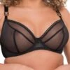 Curvy Kate Lifestyle Plunge Bra - Black -FREYA Shop braforme curvy kate lifestyle ck5711 black f