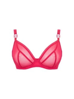 Curvy Kate Lifestyle Plunge Bra - Bright Pink -FREYA Shop braforme curvy kate lifestyle ck5711 bra bright pink p
