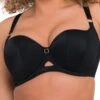 Curvy Kate Boost Me Up Balcony Bra - Black -FREYA Shop braforme curvy kate lingerie boost me up bra balcony blk f