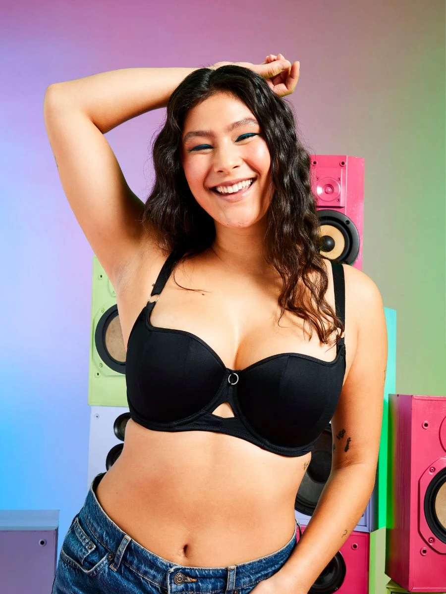 Curvy Kate Boost Me Up Balcony Bra - Black 4 Curvy Kate Boost Me Up Balcony Bra - Black - Image 2