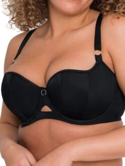 Curvy Kate Boost Me Up Balcony Bra - Black 14 Curvy Kate Boost Me Up Balcony Bra - Black -FREYA Shop braforme curvy kate lingerie boost me up bra balcony blk s