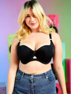 Curvy Kate Boost Me Up Balcony Bra - Black 12 Curvy Kate Boost Me Up Balcony Bra - Black -FREYA Shop braforme curvy kate lingerie boost me up bra balcony ls