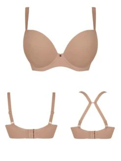 Curvy Kate Smoothie T-Shirt Bra - Latte -FREYA Shop braforme curvy kate lingerie ck029104 lat f