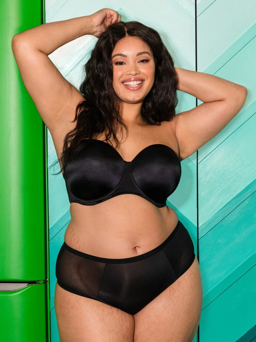 Curvy Kate Smoothie Strapless Bra - Black 9 Curvy Kate Smoothie Strapless Bra - Black - Image 7