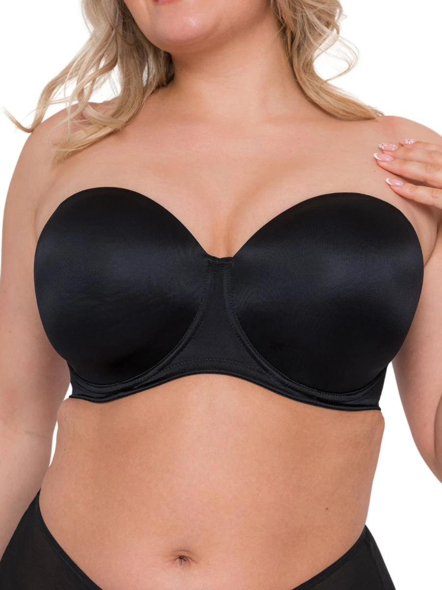 Curvy Kate Smoothie Strapless Bra - Black 7 Curvy Kate Smoothie Strapless Bra - Black - Image 5