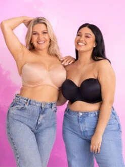 Curvy Kate Smoothie Strapless Bra - Latte -FREYA Shop braforme curvy kate lingerie smoothie strapless bra ck008109 lat blk ls