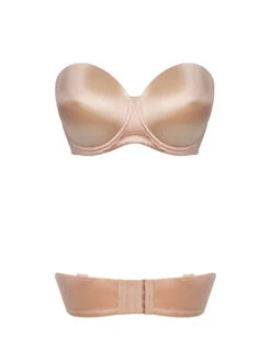 Curvy Kate Smoothie Strapless Bra - Latte -FREYA Shop braforme curvy kate lingerie smoothie strapless bra ck008109 lat p