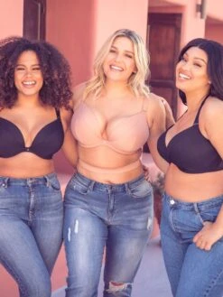 Curvy Kate Superplunge Multiway Plunge Bra - Black -FREYA Shop braforme curvy kate lingerie superplunge bra multiway latte blk ls