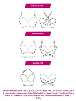 Curvy Kate Superplunge Multiway Plunge Bra - Black -FREYA Shop braforme curvy kate lingerie superplunge bra multiway p