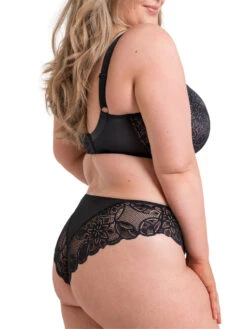 Curvy Kate Lovelace Full Cup Side Support Bra - Black/Taupe -FREYA Shop braforme curvy kate lovelace CK089120 BTA 2s