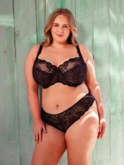 Curvy Kate Lovelace Full Cup Side Support Bra - Black/Taupe -FREYA Shop braforme curvy kate lovelace CK089120 BTA 5l