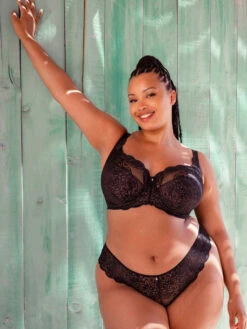 Curvy Kate Lovelace Full Cup Side Support Bra - Black/Taupe -FREYA Shop braforme curvy kate lovelace CK089120 BTA l