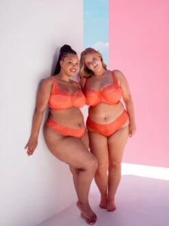 Curvy Kate Lovelace Full Cup Side Support Bra - Coral -FREYA Shop braforme curvy kate lovelace CK089120 COR 2l