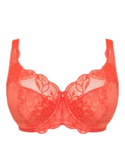 Curvy Kate Lovelace Full Cup Side Support Bra - Coral -FREYA Shop braforme curvy kate lovelace CK089120 COR c