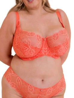 Curvy Kate Lovelace Full Cup Side Support Bra - Coral -FREYA Shop braforme curvy kate lovelace CK089120 COR s