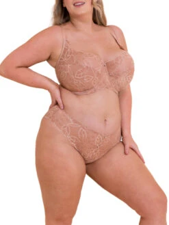 Curvy Kate Lovelace Full Cup Side Support Bra - Latte -FREYA Shop braforme curvy kate lovelace CK089120 LAT 2s