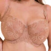 Curvy Kate Lovelace Full Cup Side Support Bra - Latte 2 Curvy Kate Lovelace Full Cup Side Support Bra - Latte -FREYA Shop braforme curvy kate lovelace CK089120 LAT f