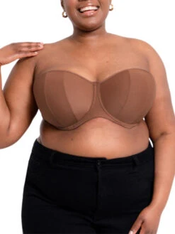 Curvy Kate Luxe Strapless Bra - Caramel -FREYA Shop braforme curvy kate luxe CK2601 CAR 3f