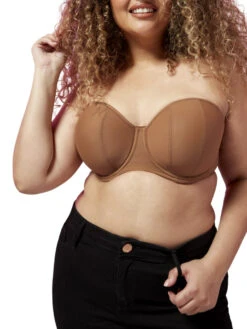 Curvy Kate Luxe Strapless Bra - Caramel -FREYA Shop braforme curvy kate luxe CK2601 CAR l