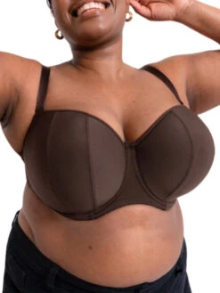 Curvy Kate Luxe Strapless Bra - Cocoa -FREYA Shop braforme curvy kate luxe CK2601 COA 2f