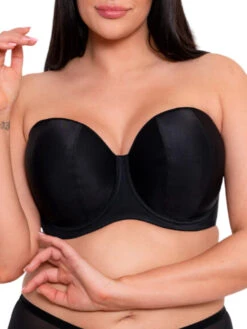 Curvy Kate Luxe Strapless Bra - Jet Black