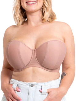 Curvy Kate Luxe Strapless Bra - Latte
