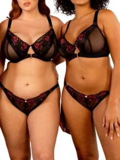 Curvy Kate Mesmerise Plunge Bra - Black Multi -FREYA Shop braforme curvy kate mesmerise ST037101 BMU 3l