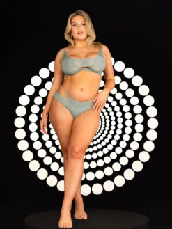 Curvy Kate Peep Show Deep Plunge Bra - Sage Green -FREYA Shop braforme curvy kate peep show st029118 SGN 3l
