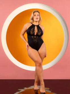 Curvy Kate Indulgence Bodysuit - Black/Latte -FREYA Shop braforme curvy kate scantilly indulgence ST010704 BLT 5l